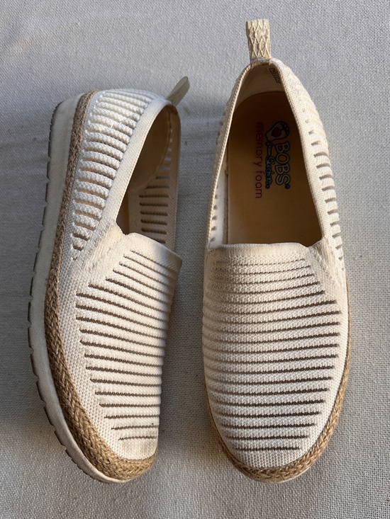 BOBS from Skechers Shoes - Skechers BOBS Flexpadrille 3.0 | Pastel Sky Slip-On Canvas Casual Sneakers 9